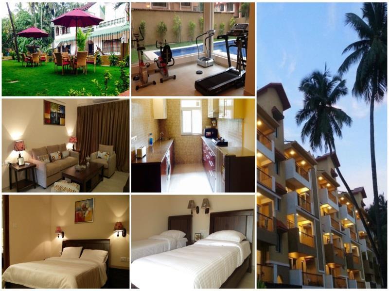 Veera Strand Park Serviced Apartments Calangute Eksteriør bilde
